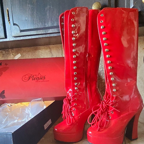 Pleaser electra 2020 red - pleaser, electra-2020