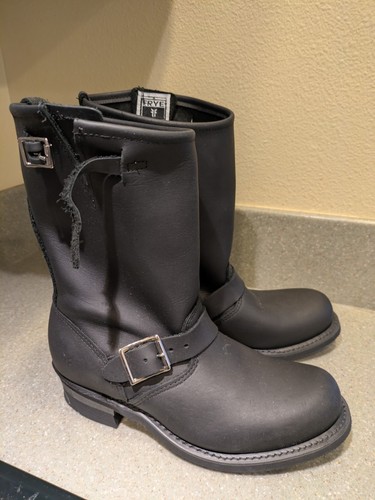 Frye 12r engineer - frye, black